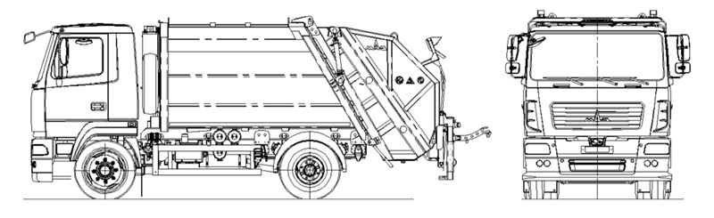 МАЗ-4901N2-030 Сапфир на шасси МАЗ-4381N2